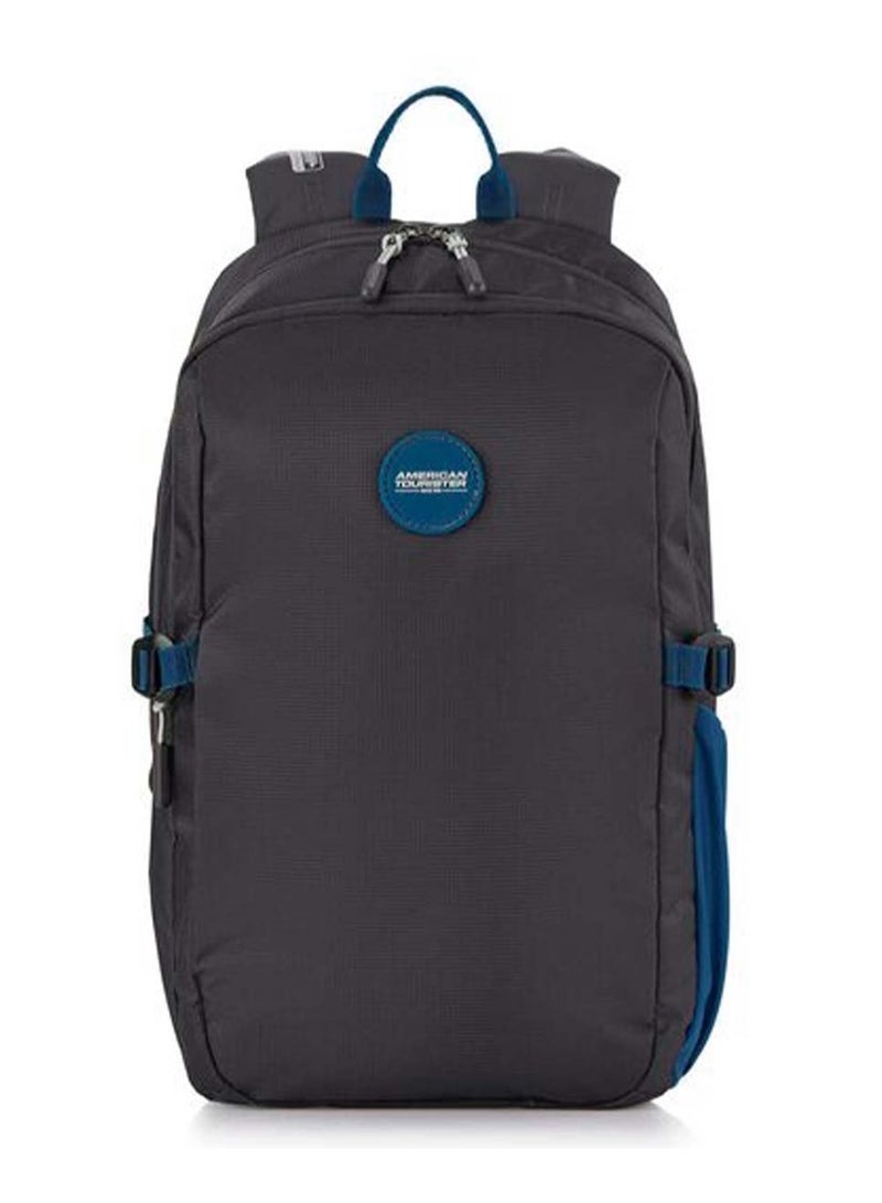 AMERICAN TOURISTER Daybreak Backpack 22L Capacity, 100% Polyester, Black|15.6" Laptop Compartment|Tractum Strap|Elastic Pocket|Ergo Back & Shoulder|Bottle Holder|Front Storage Pocket - 1 Year International Warranty - Image 2
