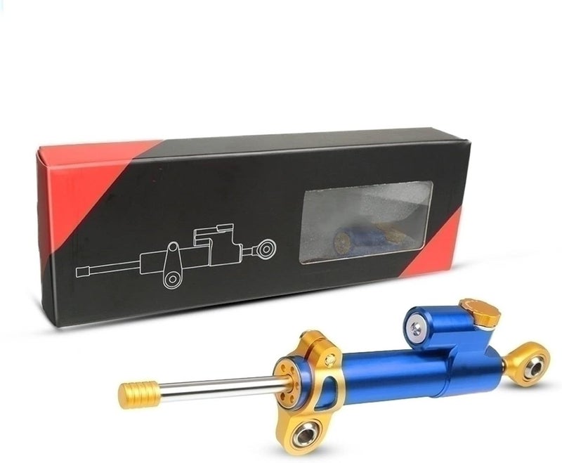 Adjustable Steering Stabilizer Damper Motorcycle GL BU Color - Image 1