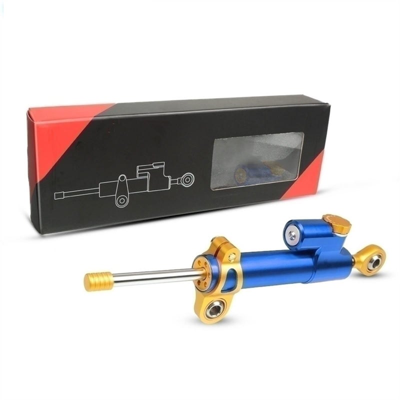 Adjustable Steering Stabilizer Damper Motorcycle GL BU Color - Image 2