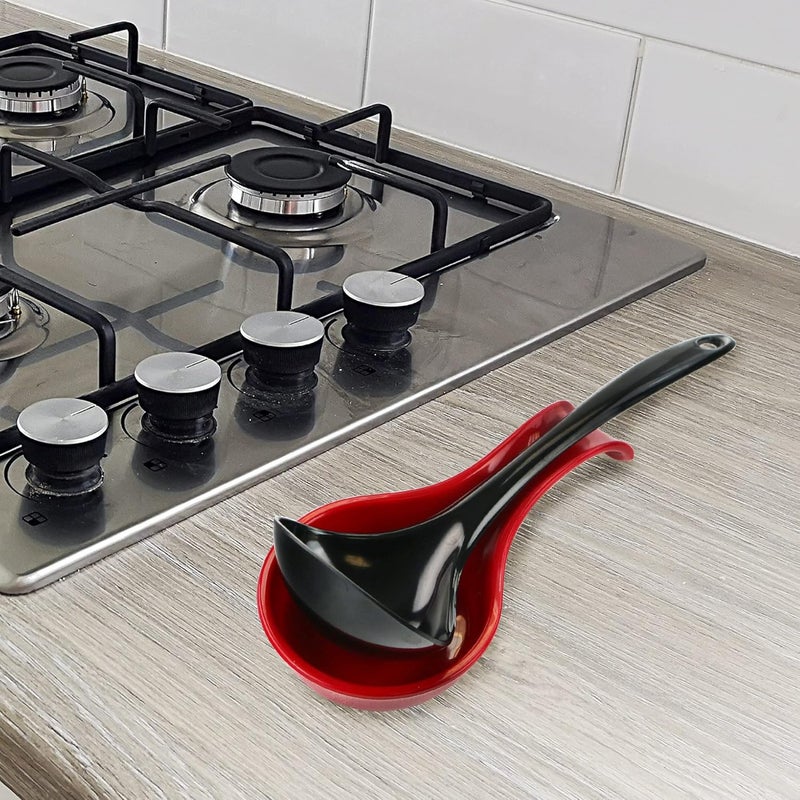 Reston Lloyd Calypso Basics Spoon Rest in Vibrant Red - Image 4