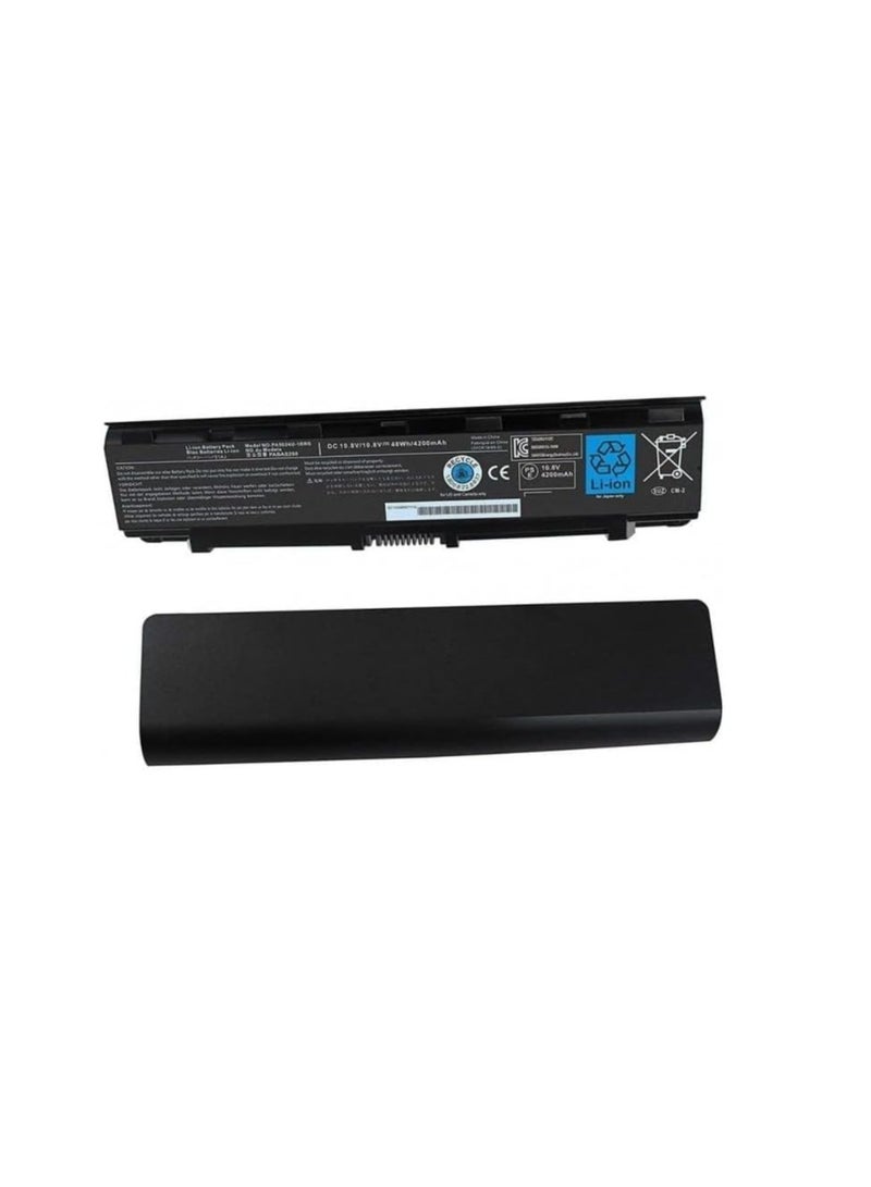 Terabyte Replacement Laptop Battery For Toshiba Satellite L800 M800 M805 C805 L830 L850 C850 C870 L870 / PABAS259 PABAS260 Black - Image 3