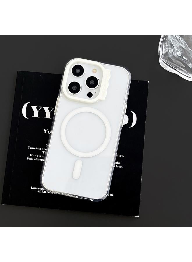 Zaboon Case For iPhone 13 Pro MagSafe Colorful Wavy Circle PC Hybrid TPU Phone Case - Image 2