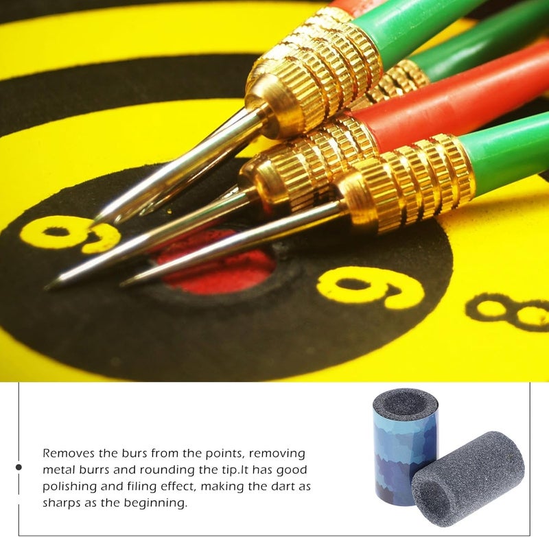 ABOOFAN 10pcs Portable Grinding Stones Sharpener Set, Small Professional Needle Sharpening Stones for Daily Use and Dart Tip Sharpening Accessories - Image 3