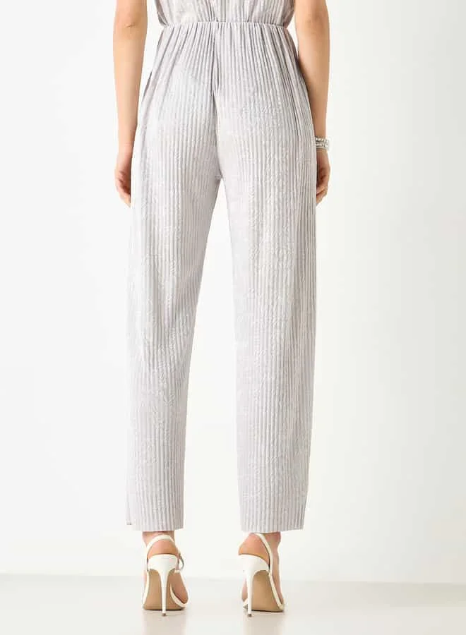 Iconic Iconic Relaxed Fit Textured Leggings with Flexi Waist