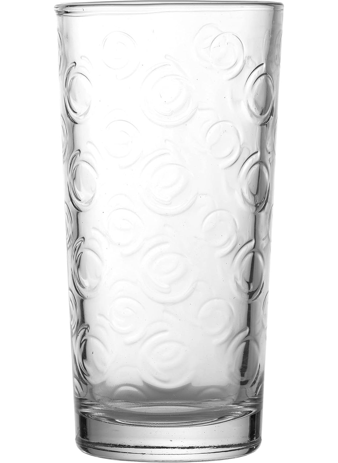 smart serve Smartserve Spiral Luxe Tall Water Juice Glass Set 250ml Set of 6 Elegant CrystalClear Glassware for Home Fine Dining Entertaining Modern Durable Dishwasher Safe Tumblers Gift Set  - Image 4