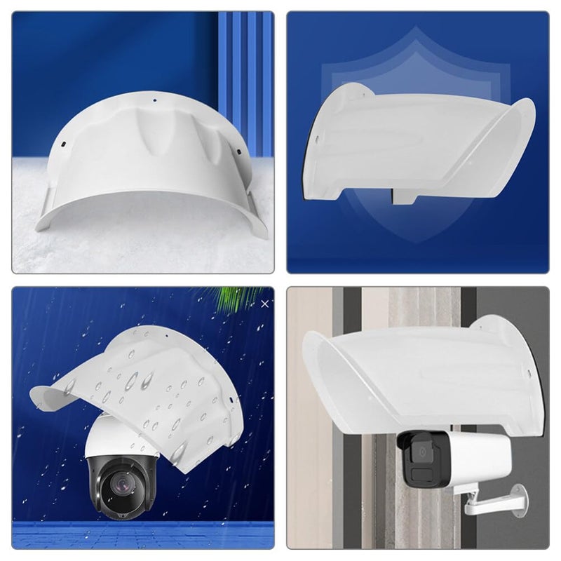 UKCOCO Security Camera Cover Shield - Universal Sun Rain Shade Camera Cover Shield Safety Protective Roof for Outdoor Security, 11.4 X 8 X 6.2 Inch - Image 2