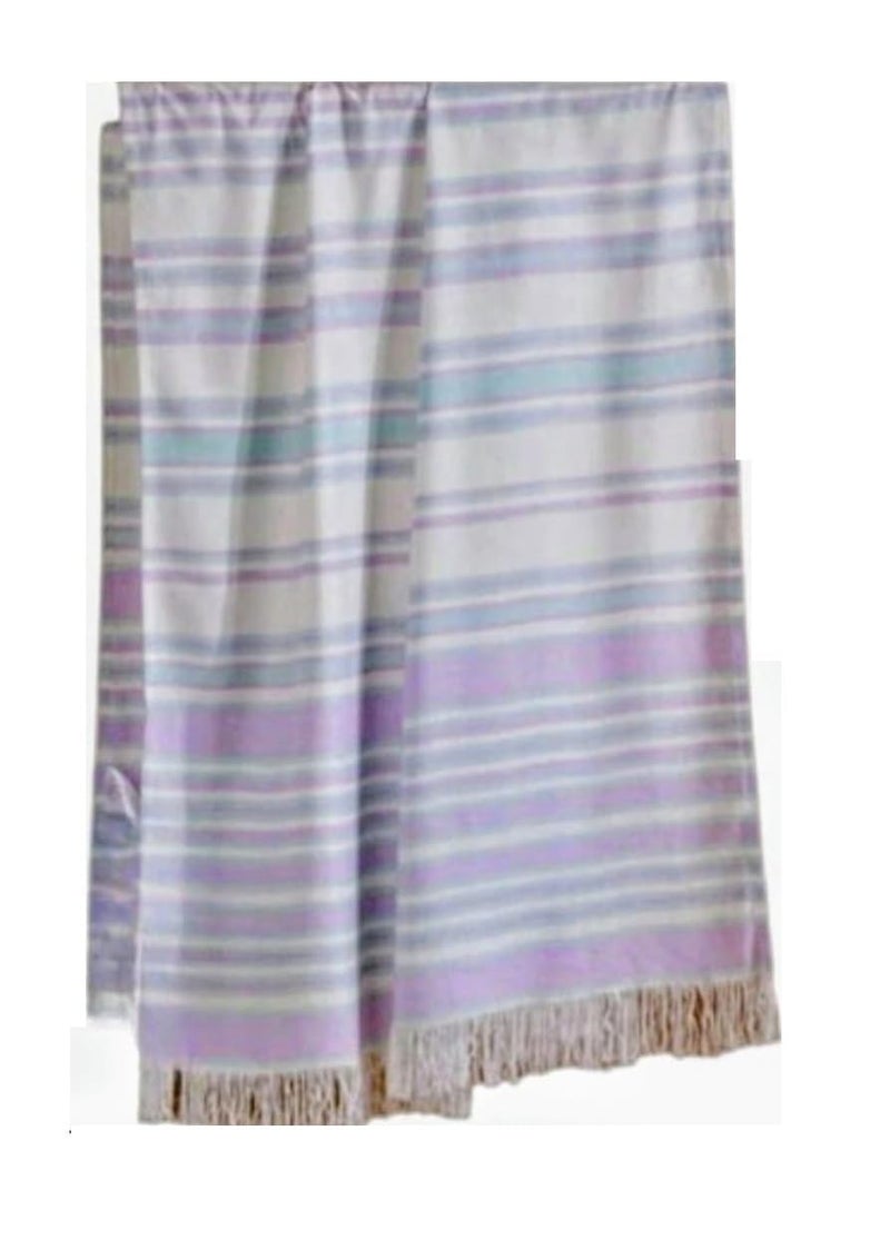 Eddika 100 Turkish Bamboo Fiber Bath Towel Antibacterial Anti Odour ecoFriendly and Sustainable Bamboo Fibre Towel I Ultra Soft Quick Dry Towel for Home Travel 150 x 75 cm Lavender Set of 1 - Image 2