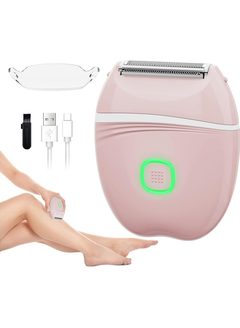 بولوز ماكينة حلاقة كهربائية للنساء، ماكينة حلاقة كهربائية قابلة لإعادة الشحن للاستخدام الرطب والجاف للنساء، ماكينة حلاقة شعر الجسم للبيكيني والإبطين والساقين والذراعين والجسم والوجه والمناطق الحساسة - Image 1