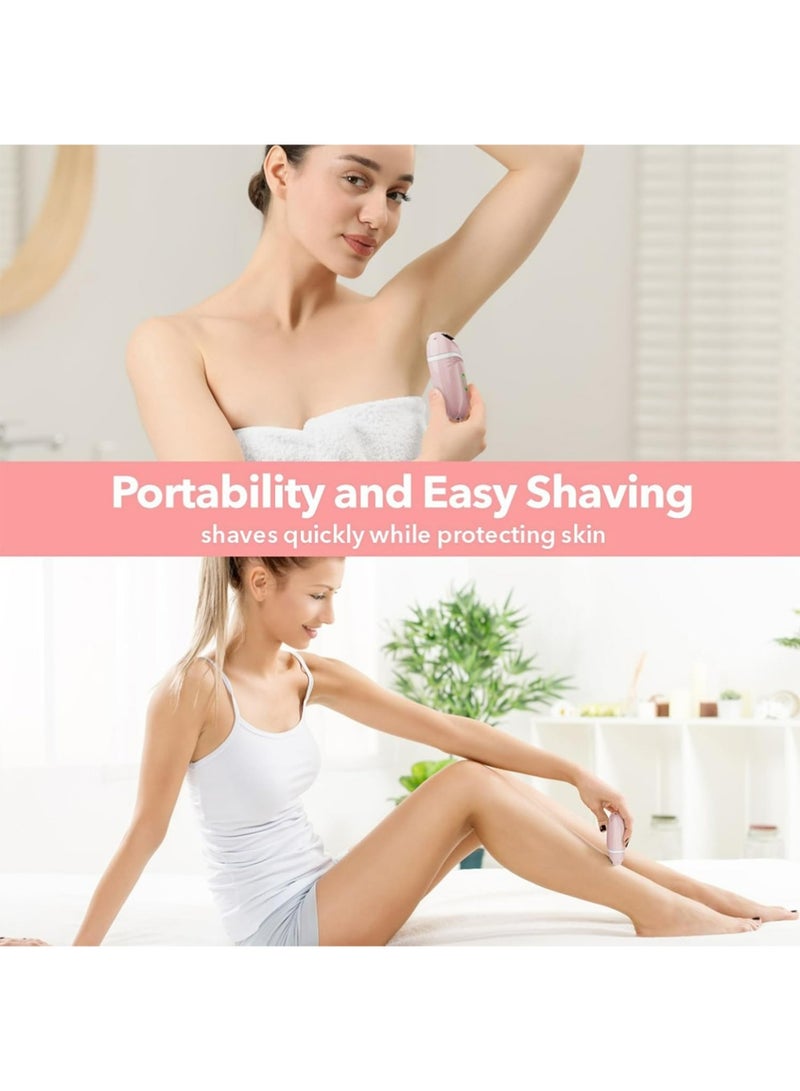 بولوز ماكينة حلاقة كهربائية للنساء، ماكينة حلاقة كهربائية قابلة لإعادة الشحن للاستخدام الرطب والجاف للنساء، ماكينة حلاقة شعر الجسم للبيكيني والإبطين والساقين والذراعين والجسم والوجه والمناطق الحساسة - Image 5