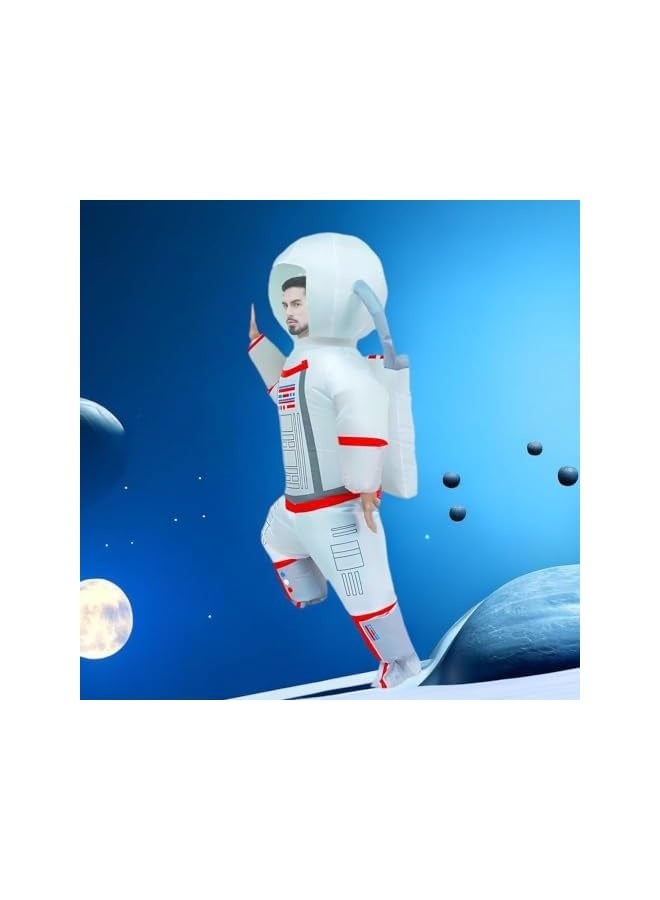 Loquat Astronaut Spaceman Inflatable Costume for Adults Space Suit  Costumes Funny Party Blow up Costume Cosplay Fancy Dress Outfit - Image 3
