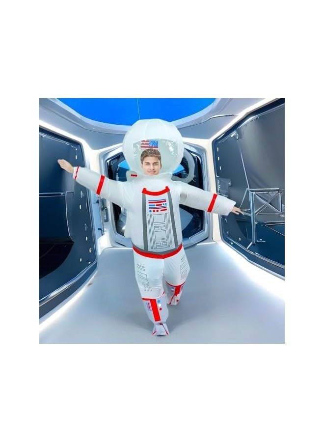Loquat Astronaut Spaceman Inflatable Costume for Adults Space Suit  Costumes Funny Party Blow up Costume Cosplay Fancy Dress Outfit - Image 2
