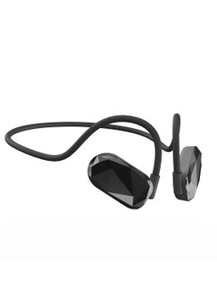 Aria Free Air Conduction Sports Bluetooth Headphone, IPX5 Waterproof Wireless Earphones for Workouts and Running with Built-in Mic, Black