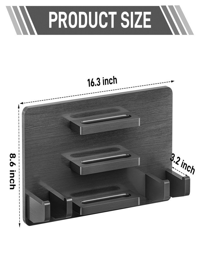 smocchy Ping Pong Paddle Holder Wall Mount Hold 8 Paddles and 12 Ball Storage, 100% Solid Wood Ping Pong Paddle Storage Rack, Table Tennis Accessories Organizer in Game Room,Man,Cave,Office,Home, Black - Image 4