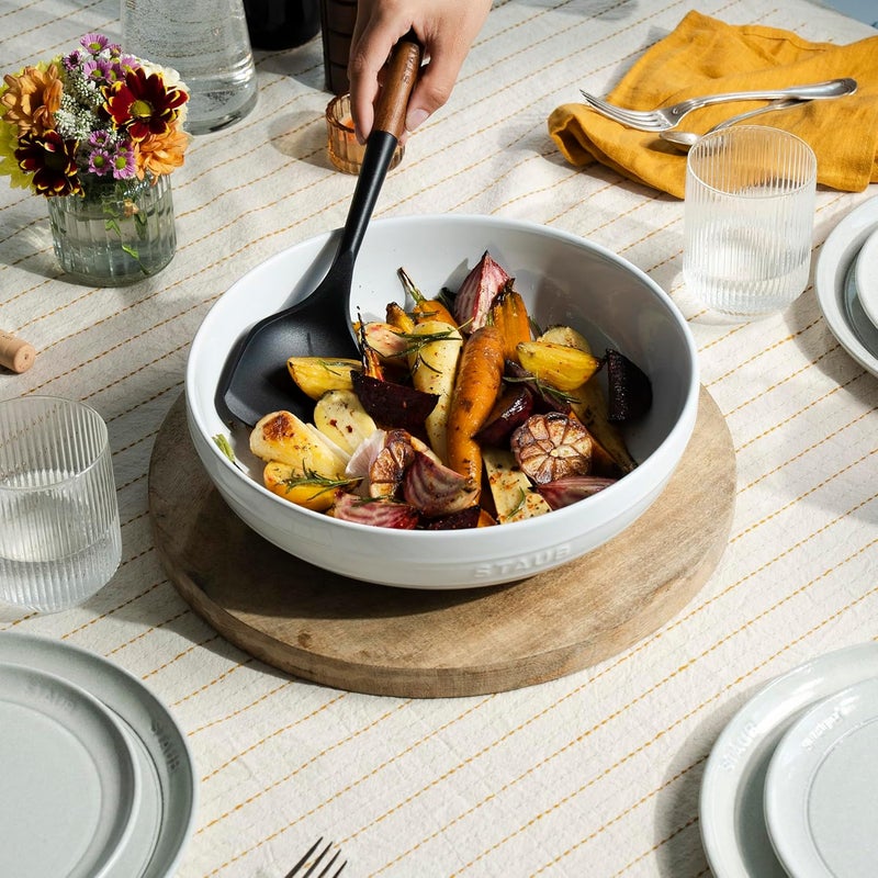 STAUB Stoneware Ramekins Ceramic 115inch Shallow Serving BowlWhite - Image 4