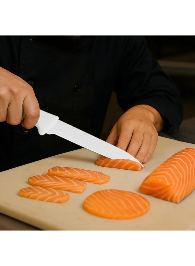 TRAMONTINA TRAMONTINA Premium Knife Set, 3-Piece with White Handles – High-Quality Stainless Steel Blades for Precision Cutting, Perfect for Everyday Kitchen Use - Designed for High Performance and Dur - Image 2