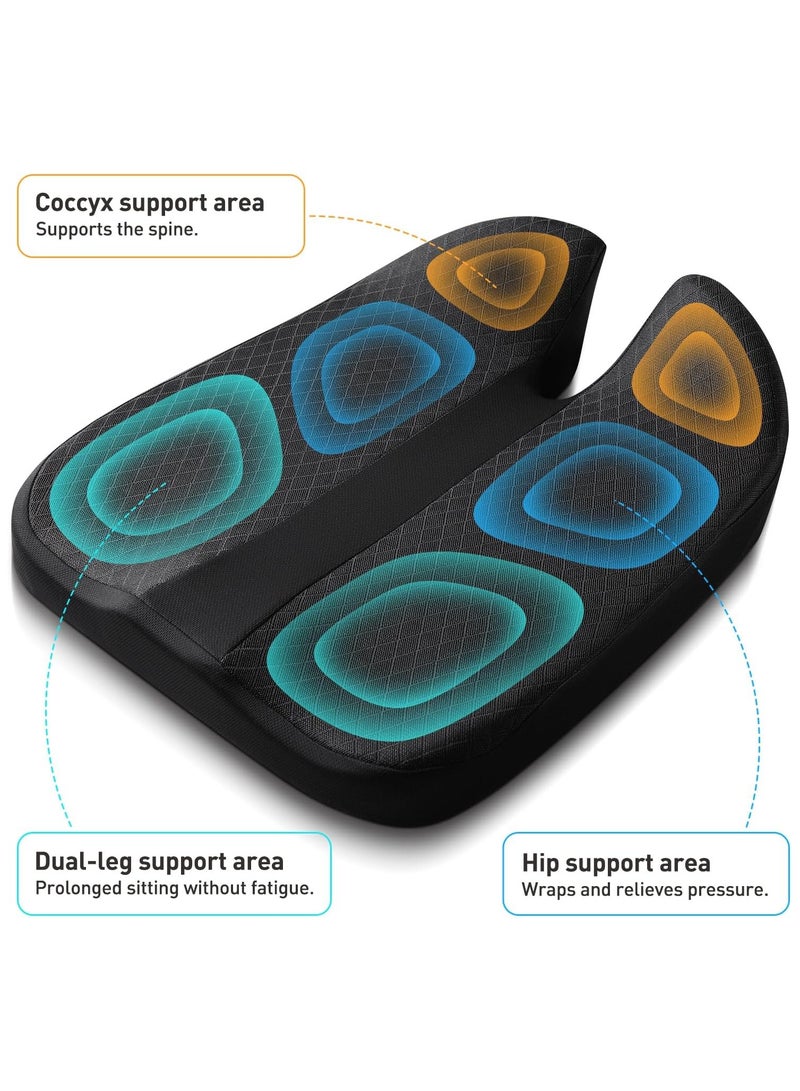 Generic Car Seat Cushion Pad Foam Heightening Wedge,for Tailbone Pain Lower Back Pain Relief People Driving,Truck Seat Cushion for Office Chair - Image 2