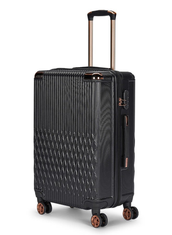 ليمرا طقم شنط سفر مكون من 5 حقائب أمتعة بـ 4 عجلات بتصميم حديث أسود - Image 3