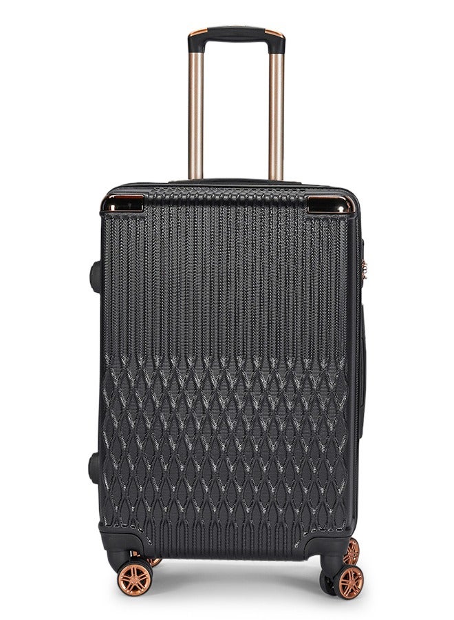 ليمرا طقم شنط سفر مكون من 5 حقائب أمتعة بـ 4 عجلات بتصميم حديث أسود - Image 4