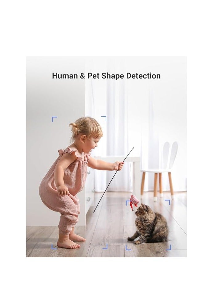 EZVIZ C7 Dual-Lens 2K+ Pan & Tilt Wi-Fi Camera, 2560x1440 Resolution, AI-Powered Human & Pet Detection, 2.8mm Fixed & 6mm PT Lenses (108° & 60° View Angles), 10m IR Night Vision, H.265 Video Compression, Dual-Band Wi-Fi, Smart Motion Detection, Patrol Mode, MicroSD Support (Up to 512GB), EZVIZ Cloud Storage, Type-C Power, IP65 Weatherproof, Google Assistant & Alexa Integration, Bluetooth Pairing, Easy Setup with EZVIZ App - Image 5