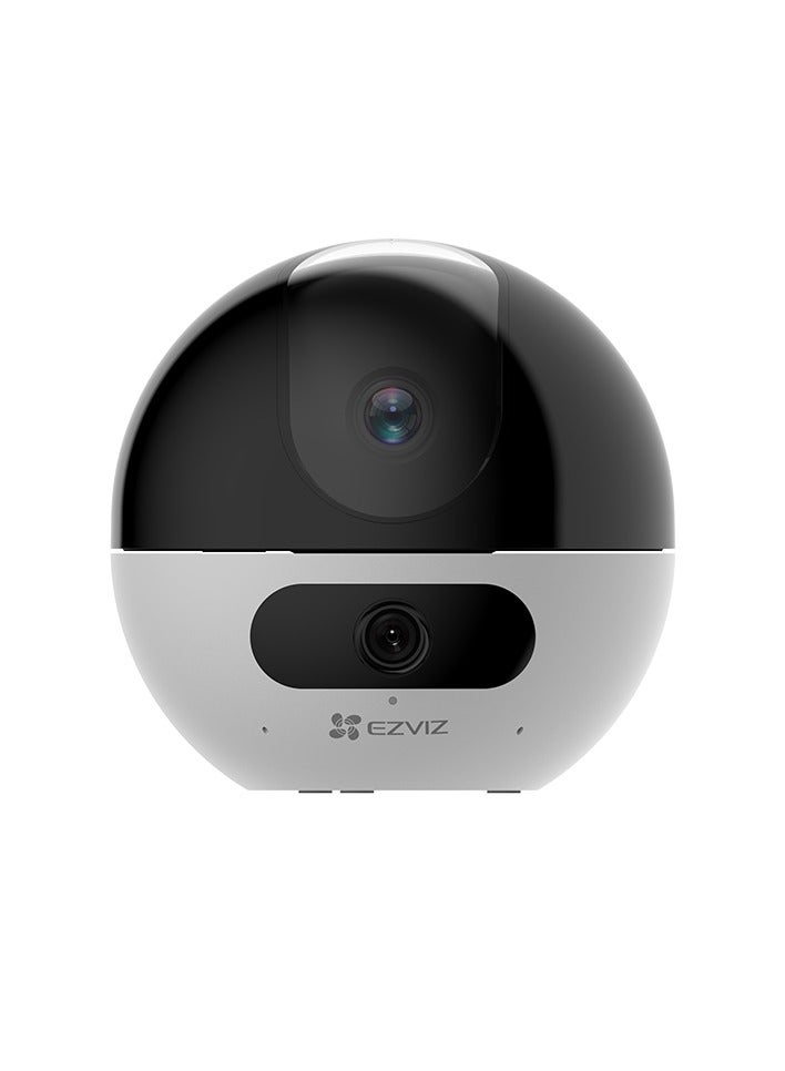 EZVIZ C7 Dual-Lens 2K+ Pan & Tilt Wi-Fi Camera, 2560x1440 Resolution, AI-Powered Human & Pet Detection, 2.8mm Fixed & 6mm PT Lenses (108° & 60° View Angles), 10m IR Night Vision, H.265 Video Compression, Dual-Band Wi-Fi, Smart Motion Detection, Patrol Mode, MicroSD Support (Up to 512GB), EZVIZ Cloud Storage, Type-C Power, IP65 Weatherproof, Google Assistant & Alexa Integration, Bluetooth Pairing, Easy Setup with EZVIZ App - Image 1