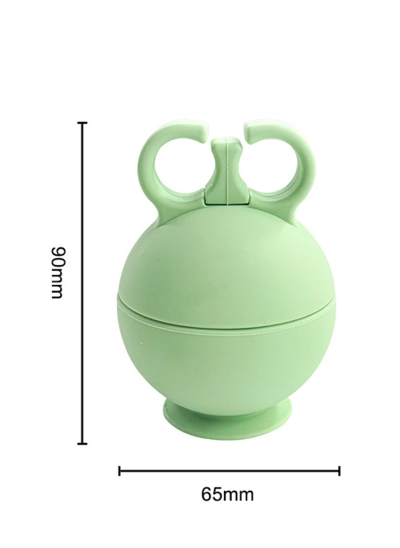 HieerBus - Ice Roller for Face and Eye,Facial Beauty Ice Roller Skin Care Tools, Ice Facial sphere,  Face Massage, Silicone Ice Mold for Face Beauty (Green) - Image 1