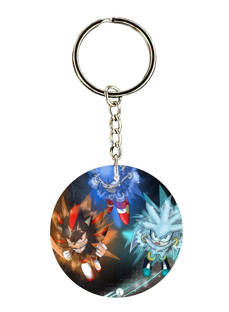 RKN Sonic Printed Keychain