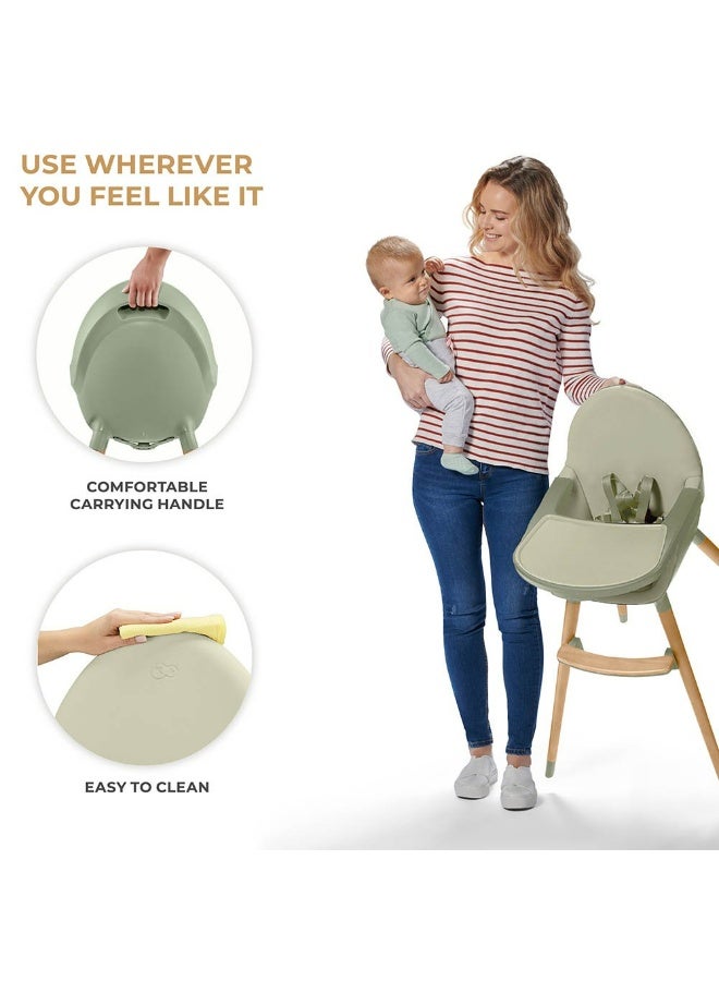 Kinderkraft - 2-in-1 Fini 2 Baby High Chair -Green - Image 5