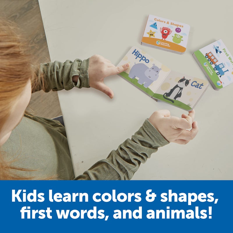 Learning Resources Skill Builders! Toddler Flipbook Library - 3 Pieces, Ages 2+, Educational Toys, Toddler Alphabet Activity Books, Homeschool Supplies - Image 3