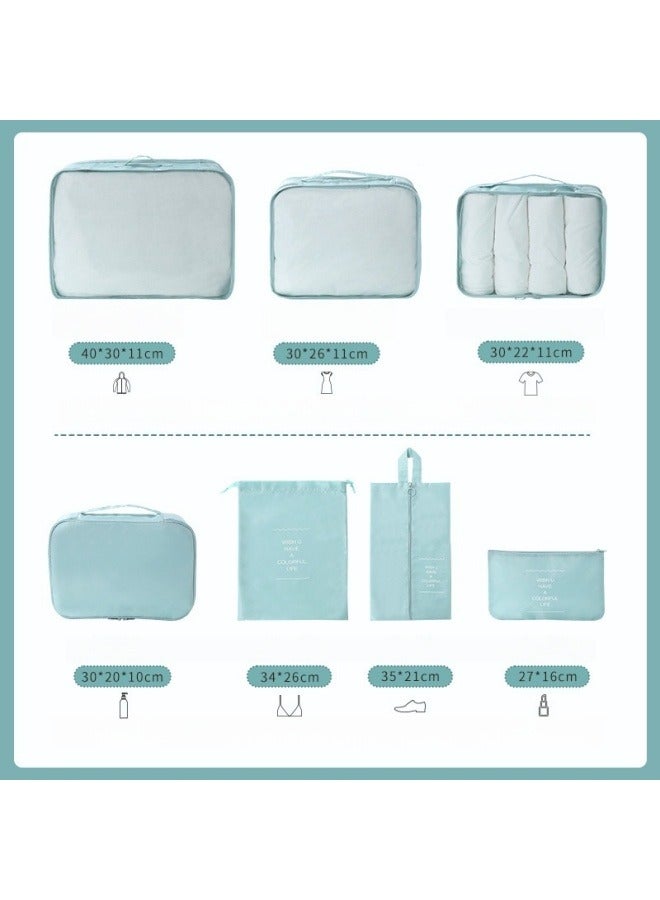 Packing Cubes for Storage Luggage Packing Cube Organizer Travel Packing Cubes Set Clothes Shoes Storage Travel Organizer Bags for Luggage (Beige) - Image 4