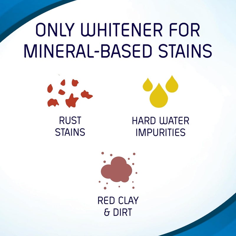 OUT White Brite Laundry Whitener Powder, Stain Remover Detergent Booster for Clothes, Removes Red Clay and Rust Stains on White Clothing and Uniforms, 28 Ounce - Pack of 2 - Image 3