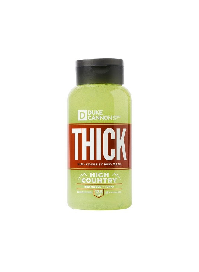 Duke Cannon Supply Co. Thick Highviscosity Body Wash For Men High Country Premium Ingredients Plantbased Thickeners Superior Lather Natural Exfoliate 17.5 Fl Oz - Image 1