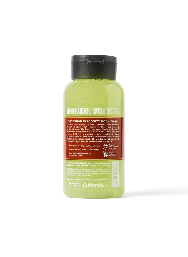 Duke Cannon Supply Co. Thick Highviscosity Body Wash For Men High Country Premium Ingredients Plantbased Thickeners Superior Lather Natural Exfoliate 17.5 Fl Oz - Image 3
