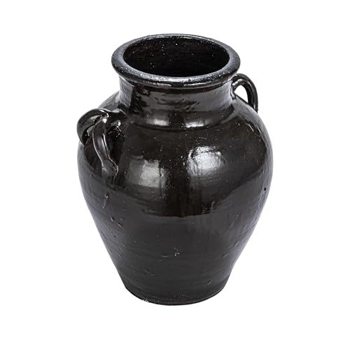 Creative CoOp Found Decorative Clay Jar Espresso