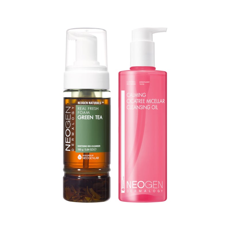 DERMALOGY by NEOGENLAB Low Irritation Cleansing Set_Foam&Oil - Image 1