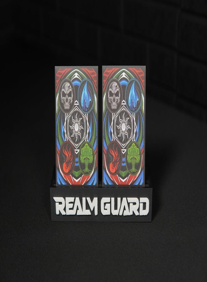 Realm Guard (جميع الألوان الخمسة) - 100 غلاف ورقي مزخرف لبطاقات ألعاب الورق/ماجيك: ذا غاذرينغ - Image 2