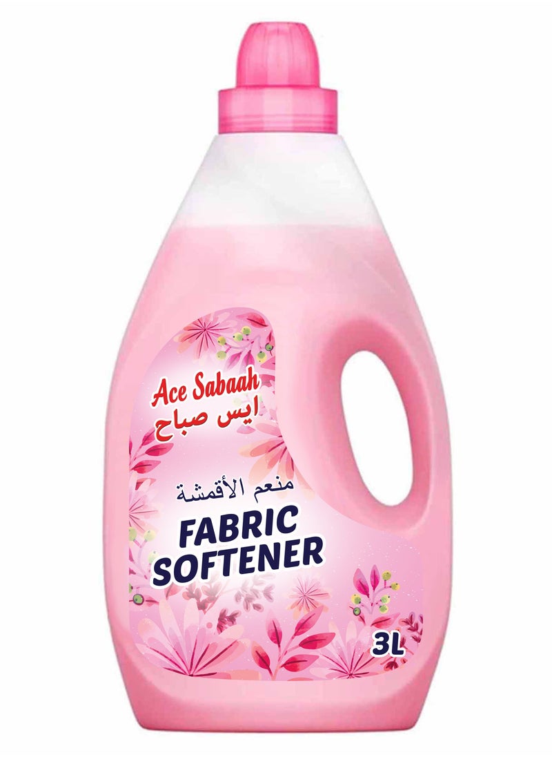Ace Sabaah - Fabric Softener Pink 3 Liters - Image 1