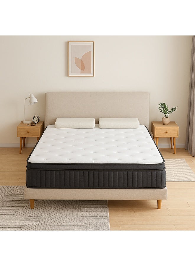 Harmony Home مرتبة طبية هارموني هوم بوكس توب 180×190 سم | متوسطة الصلابة | سمك 20 سم | قماش تنفس بارد | مضادة للحساسية | مصنوعة في الإمارات - Image 1