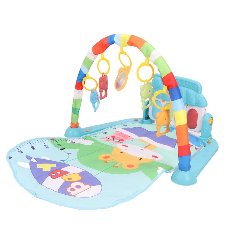 Baby Kick Piano Gym Mat Soft Breathable Safe Fabric - Early Development With 5 Removable Hanging Toys And 5 Play Modes for Babies Over 3 Months - Image 5