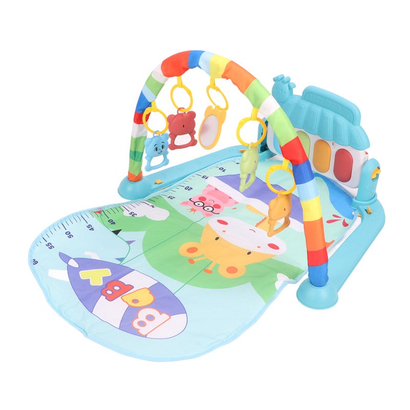 Baby Kick Piano Gym Mat Soft Breathable Safe Fabric - Early Development With 5 Removable Hanging Toys And 5 Play Modes for Babies Over 3 Months - Image 2