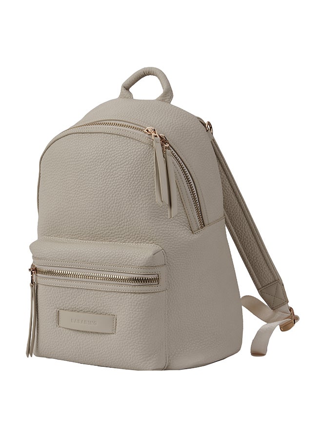 bababing Tumble Leather Changing Bag - Sand Rose Gold  - Image 2