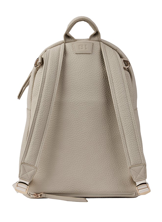 bababing Tumble Leather Changing Bag - Sand Rose Gold  - Image 3