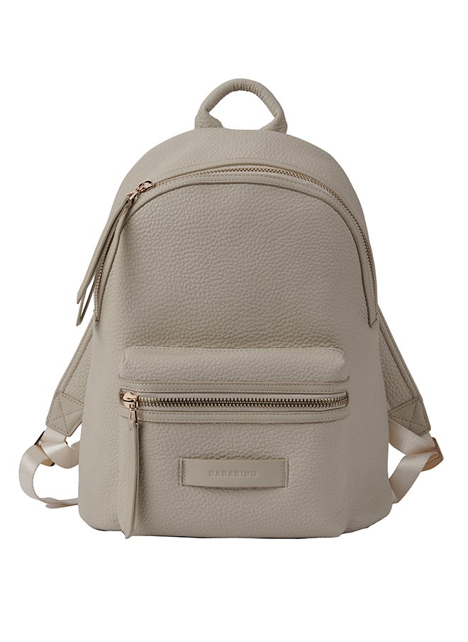 bababing Tumble Leather Changing Bag - Sand Rose Gold  - Image 5