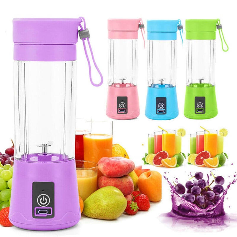 IYAAN Portable USB Juicer Blender Bottle Juicer Rechargeable Mini Juicer Mixer Blender Electric Juicer Bottle Blender Grinder Mixer For Juices And Smoothie Milk Shakes - Image 3