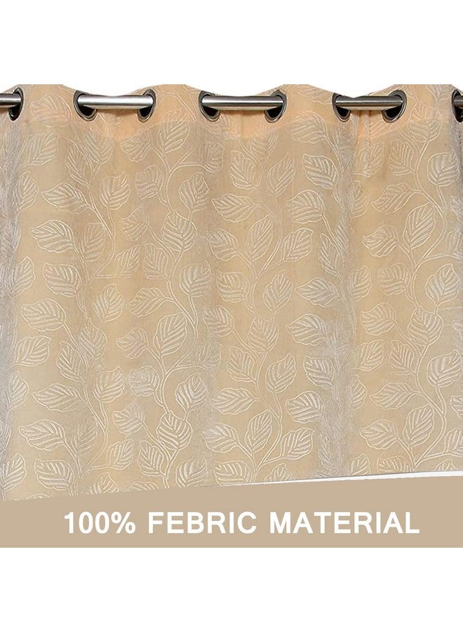 FRESH FROM LOOM Premium Window Velvet Opaque Curtains 6 Feet Long|Window Curtain Velvet Room Darking Parda|Latest Modern Parde For Living Room Bedroom|Home Screens|Eyelet Ring (Cream, 2Pc,6 Feet) - Image 5