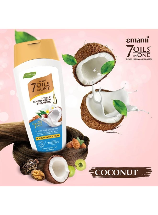 إمامي شامبو 7 زيوت في شامبو مزدوج لترطيب جوز الهند 100مل - Image 4