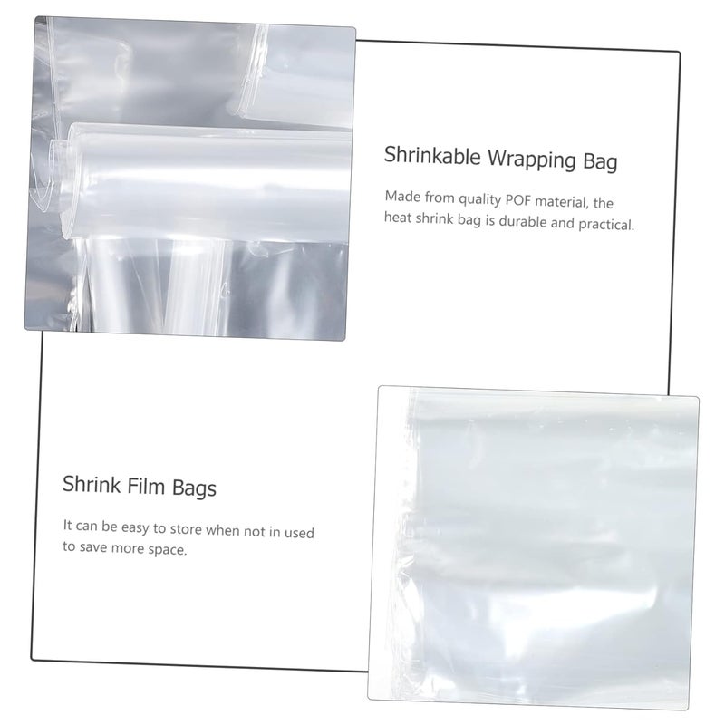 200pcs Transparent Heat Shrink Bags for Food Storage and Household Packaging - Image 4