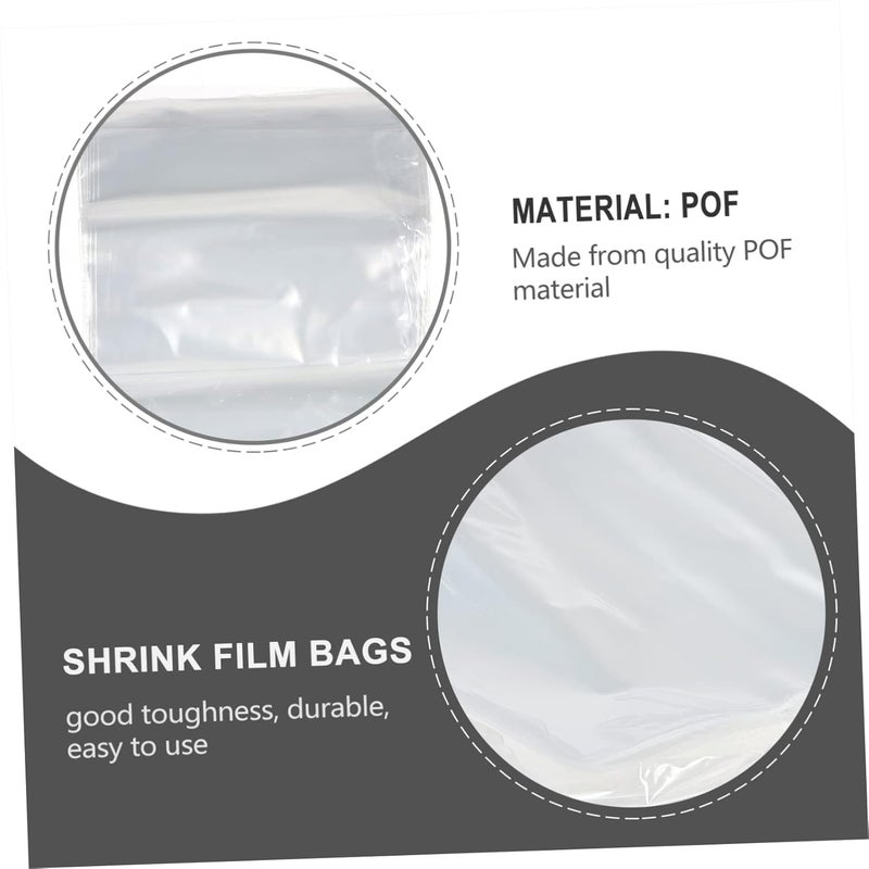 200pcs Transparent Heat Shrink Bags for Food Storage and Household Packaging - Image 3