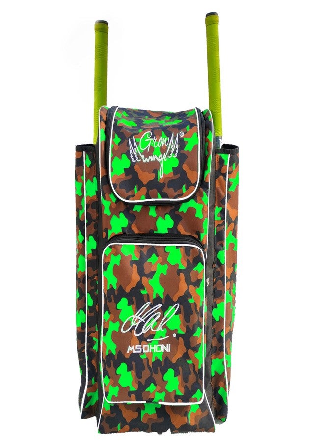 Grow wings New Cricket Kit Bag Light Weight Bag with Attractive Design Kit Bag (Green) - Image 1