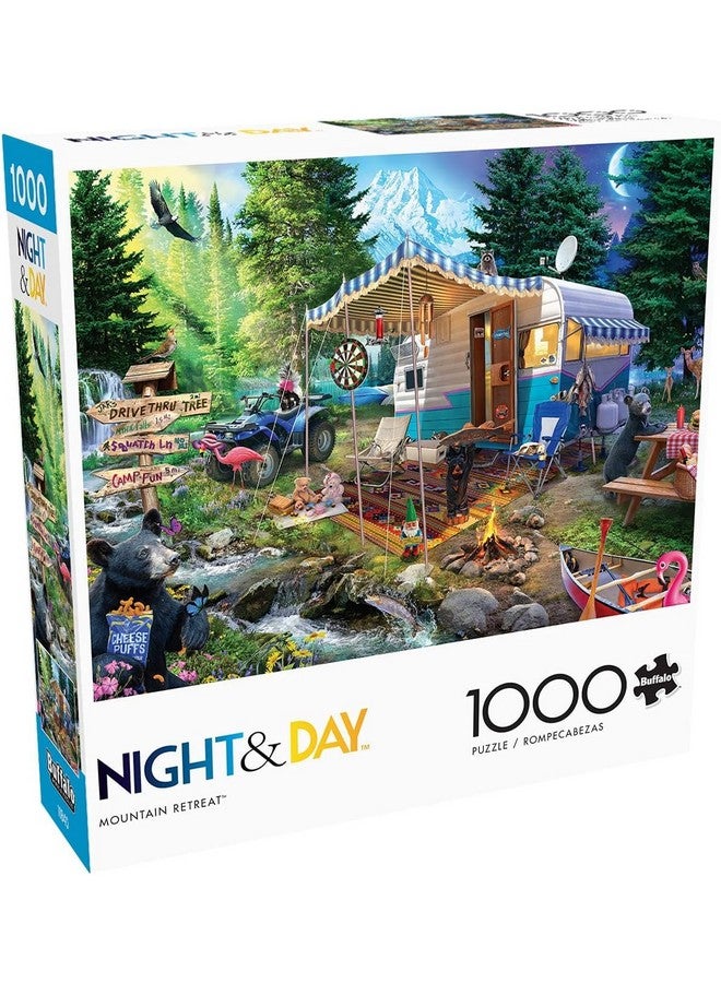 Buffalo Games - Jeff Haynie - Mountain Retreat - 1000 Piece Jigsaw Puzzle For Adults -Challenging Puzzle Perfect for Game Nights - Finished Size is 26.75 x 19.75 - Image 1