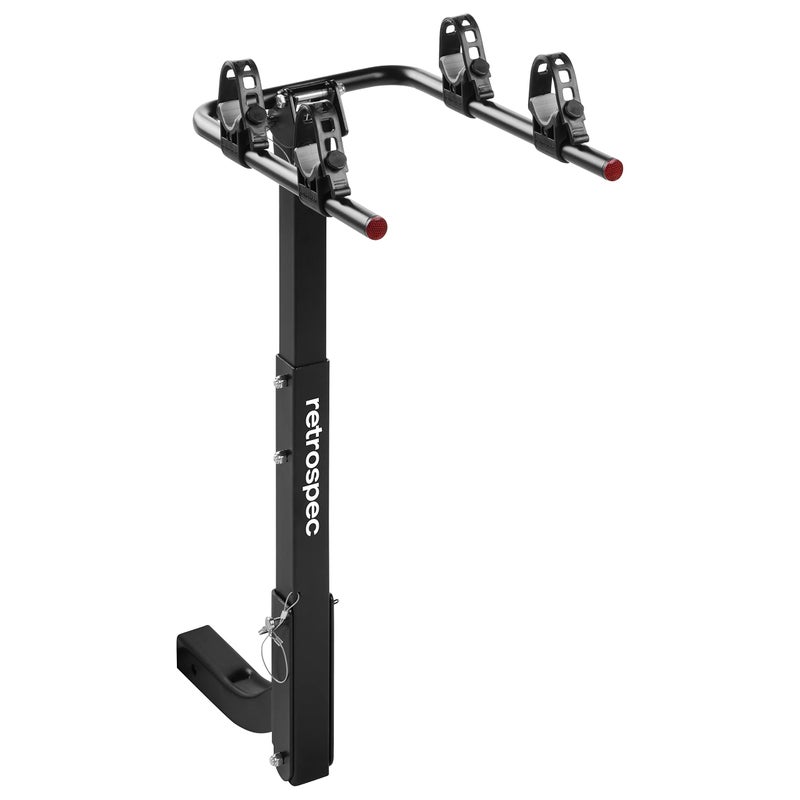 Retrospec Lenox 2-5 - Bike Hitch Rack for Cars, Trucks, SUVs with 2â€ Hitch | Foldable Steel Frame with Anti-Rattle Adapter, Tie Down Cradles and Straps - Fits Most Frames, Black - Image 5